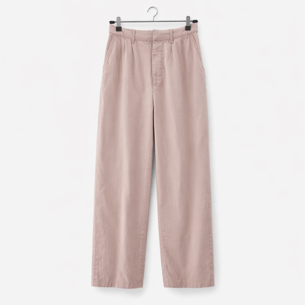 Abercrombie & Fitch Wide Leg Pants Blush Pink High Rise Elastic Waist Size S